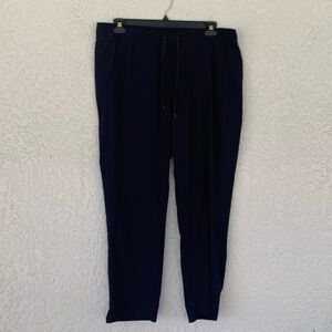 Hurley sporty long pants/track pants navy blue color size XL